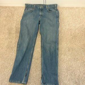 Big blue Carhartt jeans